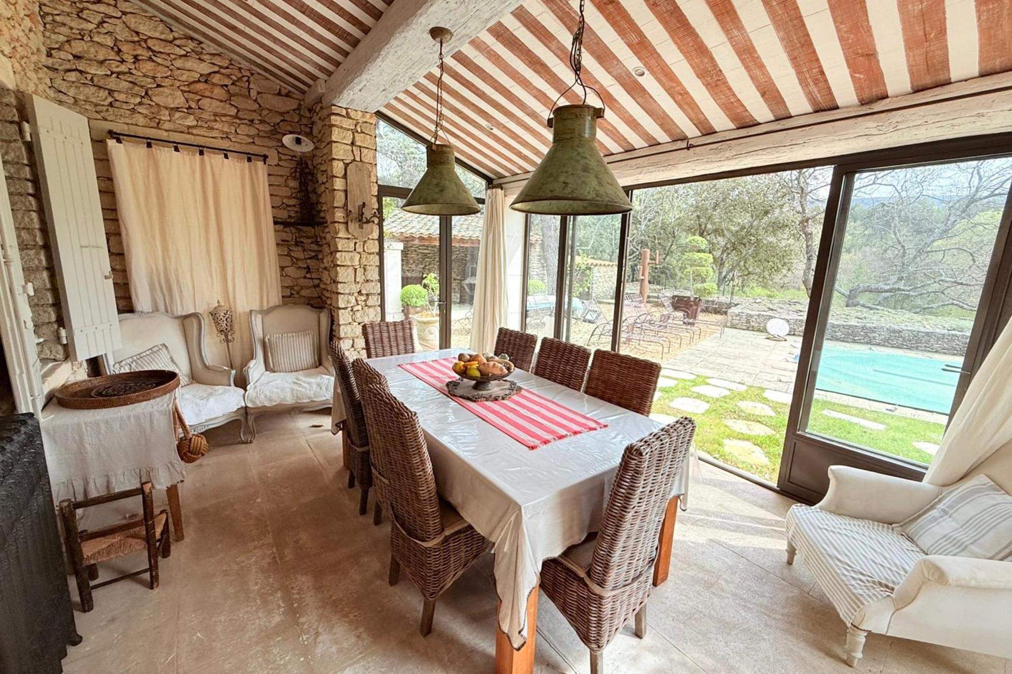 Beautiful Provencal Villa With Pool And Jacuzzi Lacoste  Eksteriør bilde