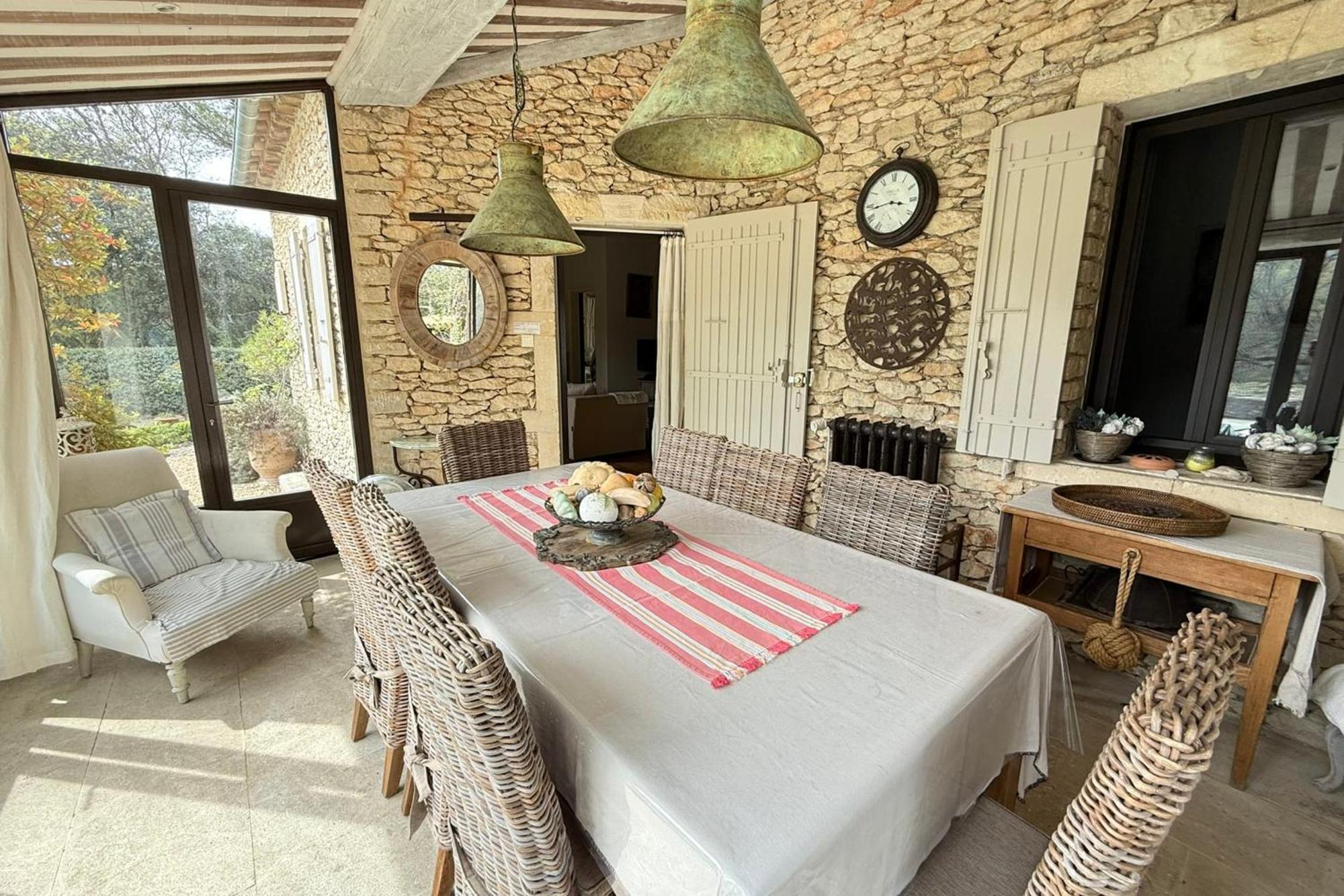 Beautiful Provencal Villa With Pool And Jacuzzi Lacoste  Eksteriør bilde